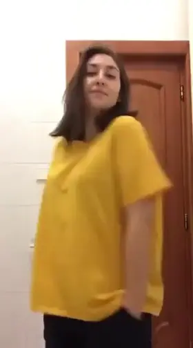 Girlfriend stripping for her boyfriend