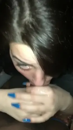 Milking BBC with Tight Grip Maintaining Strong Eye Contact !!