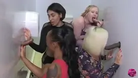 Naughty Girls Night Out at Nightclub Gloryhole