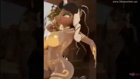 Futa Aisha with dildo (Erostud)