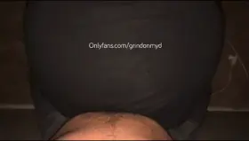 Assjob grinding preview in black dress 😍