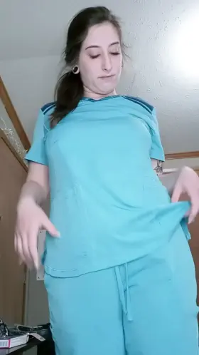 Getting ready for a long shift, think i need a bra?