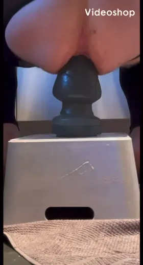 Fucking my huge, loose hole hard with my massive plugs. Anal GIF by tzplug