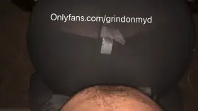 Big booty in see through leggings grinding assjob (full vid on free OF)