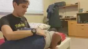 He was misbehaving so I had to teach him a lesson! 😎