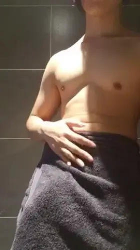 If you were here I'd have taken off the towel faster