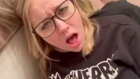 He fucks me so good on the bathroom sink