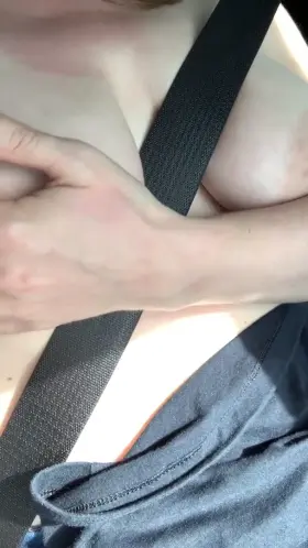 Got a little hot in the car. Had to improvise