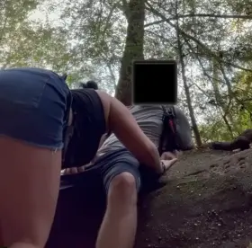 I sucked a hikers dick in the state park trails