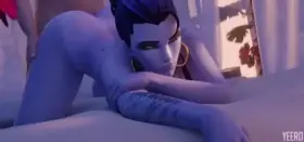 Widowmaker in Bed (Yeero) [Overwatch]