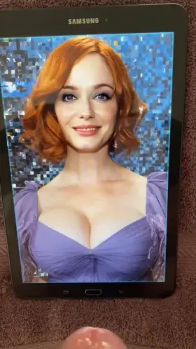Christina Hendricks’ huge tits were made for this
