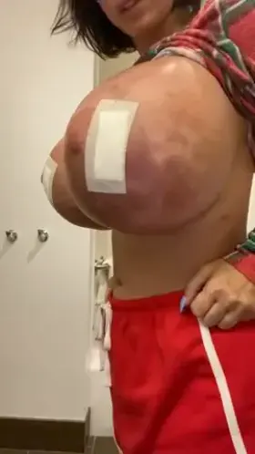 Brittany is happy to show us her new big tits