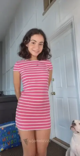 First post here, do you like my dress on or off?