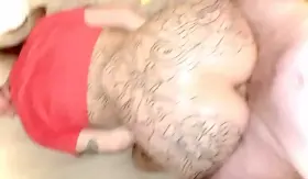 Deep in this juicy booty