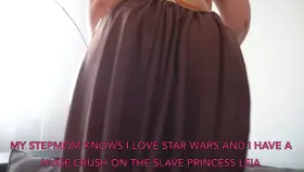 My Stepmom cosplaying Princess Leia