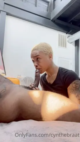 She Got a Sore Throat, Massage it for her ? Get Her BJ & SEXTAPES folder in Comments 👇