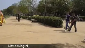 My friend filming me flashing my pussy in public [OC]