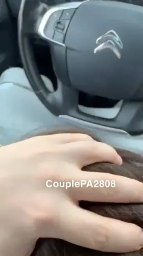 I like doing this while he is driving