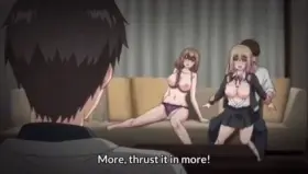 Forced to watch his wife and daughter