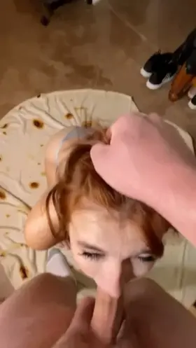 Who here wants to throat fuck a 5’11 redhead.