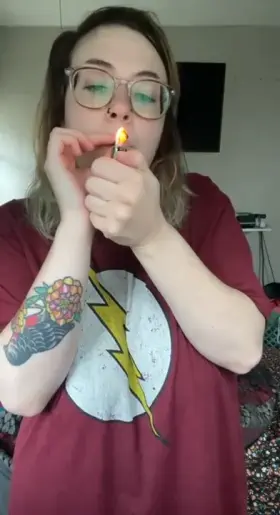 lit my joint unevenly but it’s (f)ine!!!!!!