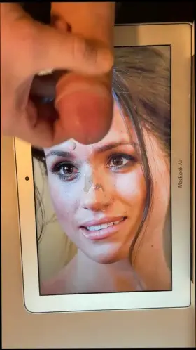 Stroked out a quick load on Meghan Markle