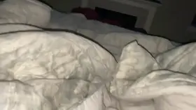 Wifey can’t resist playing before bedtime…