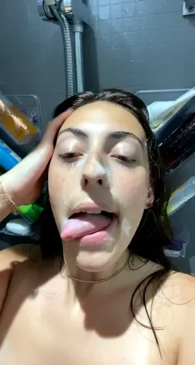 how's this for a facial?