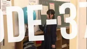 An emotional farewell leaving party