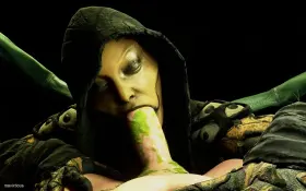 D'Vorah blowjob by Mavixtious