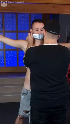 My #SlaveBoy was handcuffed, with chains on his hands, waiting for me to deal with him.😈 His cock was so hard that it almost split the cage!🍆🔥 #BdsmTraining #Chastity #Wand #Punishment #GayBdsm