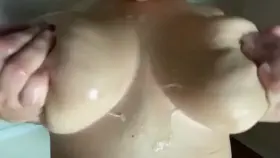 This load was too small. Can you give me a big load on my juicy titties?