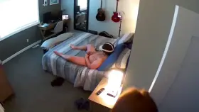 Caught getting off to VR porn. [M][F]