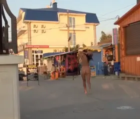 Anyone got a problem with a naked lady walking around?