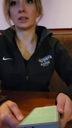 He kept telling me to flash my tits in the busy bar