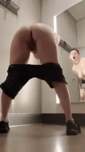 mirror fun in a changing room