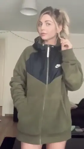 Taking off the jacket