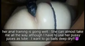 Your bull is a sadist but your wife doesn't seem to mind!