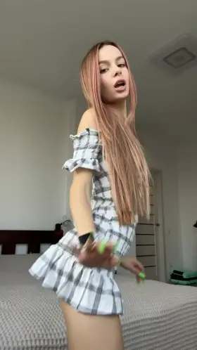 Revealing my petite tits for you, daddy