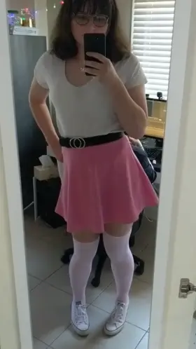 I'm basically a real-life anime girl now, I even have the dick :P