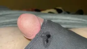 Wearing panties makes my cock drip