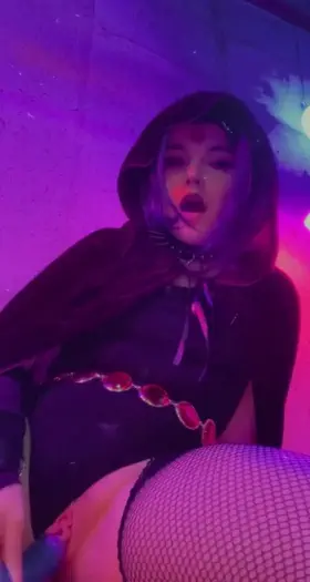 Raven rides your cock