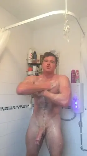 Big Dick Muscles Shower Porn GIF by alphamalexxl