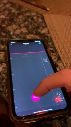 Playing with my Lush while out last night 😈 [GIF]