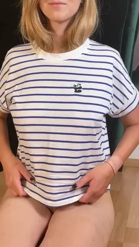 Revealing my milf boobs