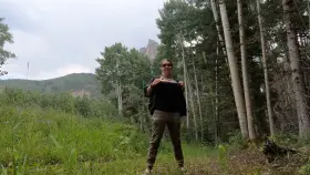 It’s always fun to bounce outdoors!!