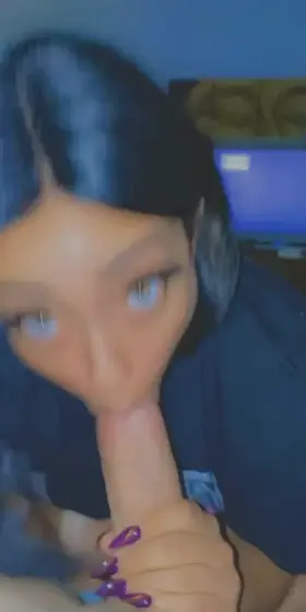 Keeping big daddy happy one blowjob at a time [OC]