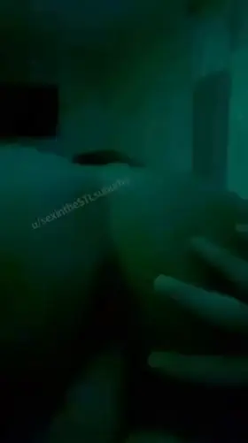 Girl on top…but light show makes it art