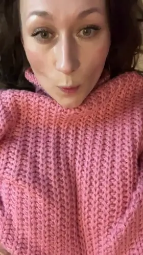 See what I have under my warm sweater