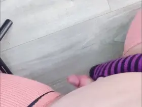 I got a little to horny trying on new stuff and thinking about making some of you hard I only made it through one new outfit.